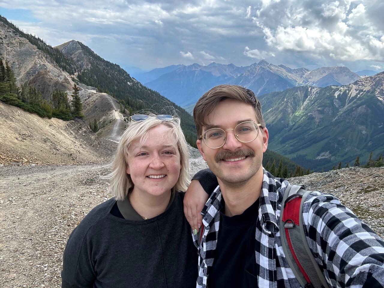 Taken moments before Jon proposed to Emily at Kicking Horse.