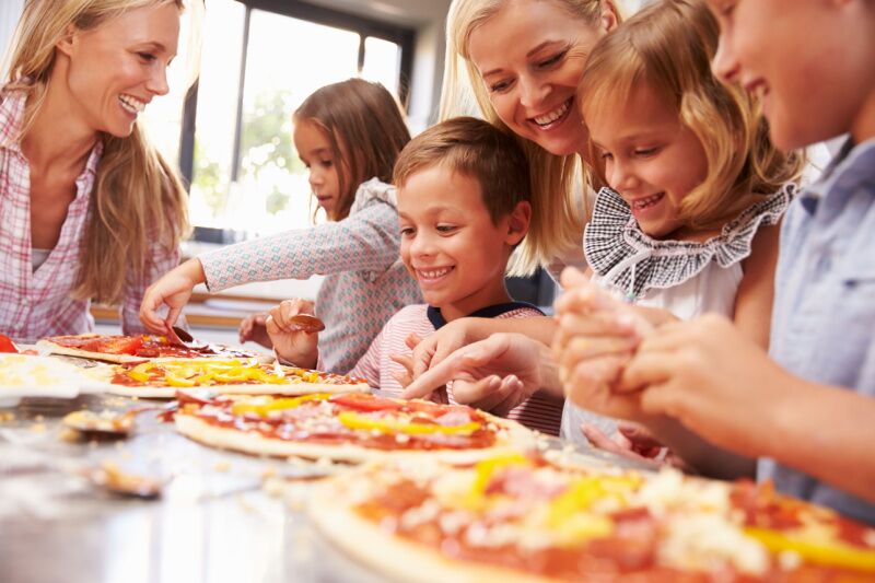 Pizza party - birthday party ideas for 8 year olds