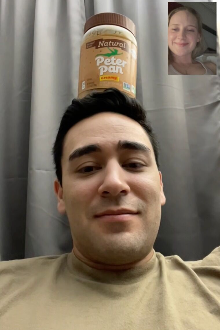 Aaannnndd the long distance relationship begins. Get ready to see some fabulous photos of Mike with peanut butter on his head, his facetime opener of choice.