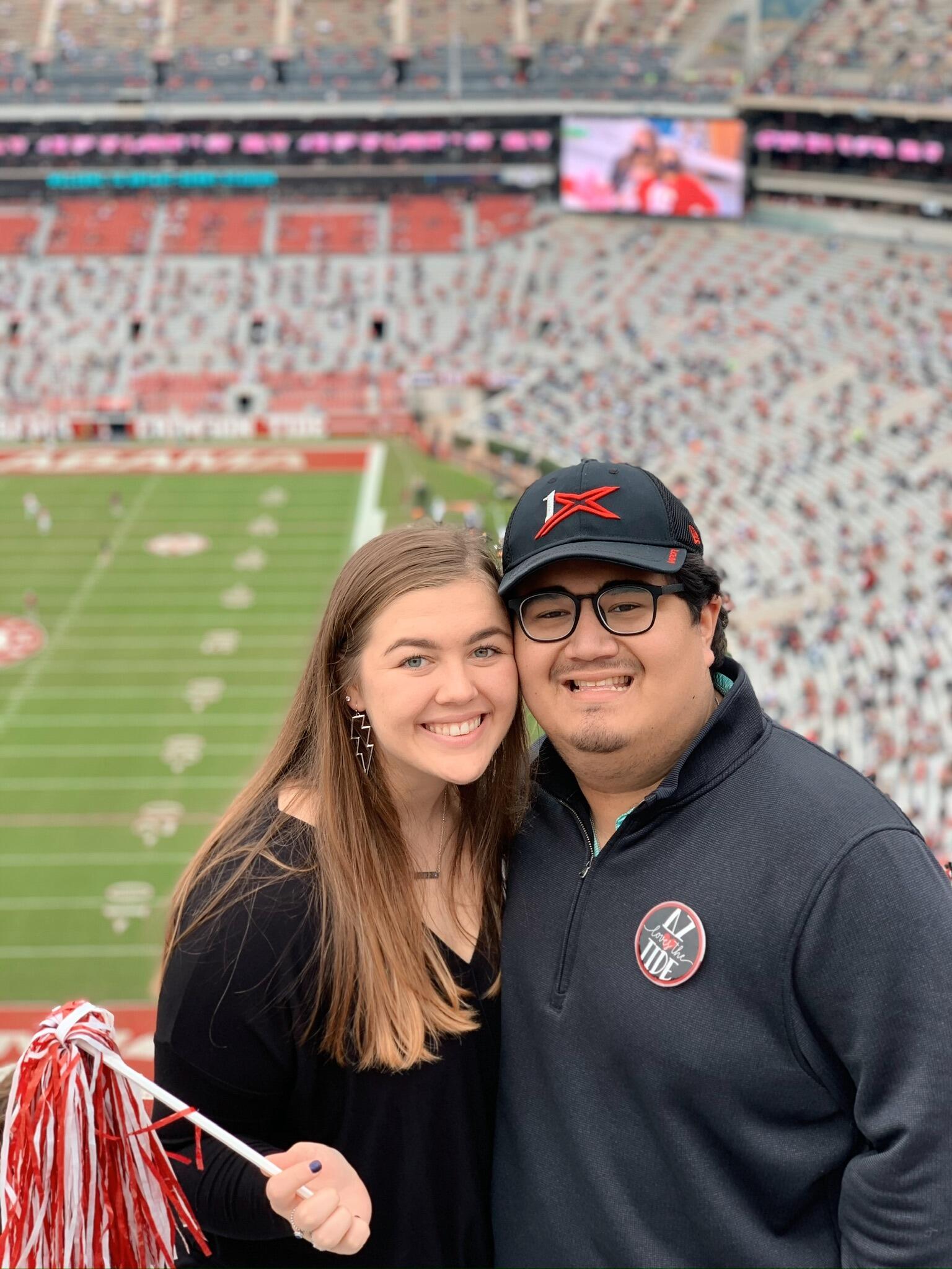 Alabama football game during COVID