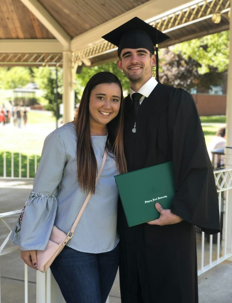 Nick graduated from Slippery Rock.