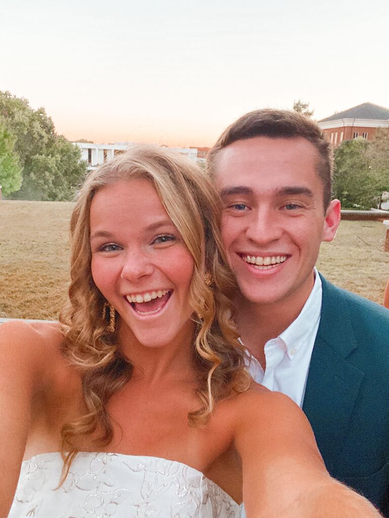 ZTA semi-formal. This semester, Luke was doing a co-op back home in Simpsonville, so the time we got to spend together was extra special.   - Emma
