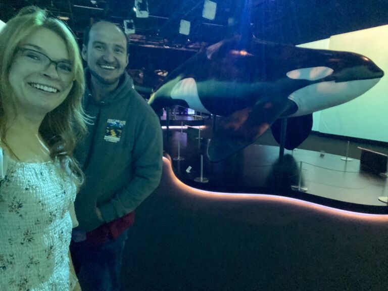 Watching whales at the Denver Museum of Nature and Science
