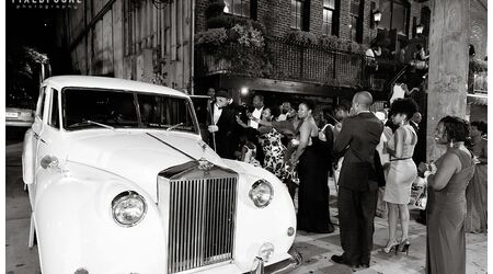 Fun and Fabulous 50's Style Wedding  Vintage wedding car decoration, Wedding  car deco, Wedding car decorations