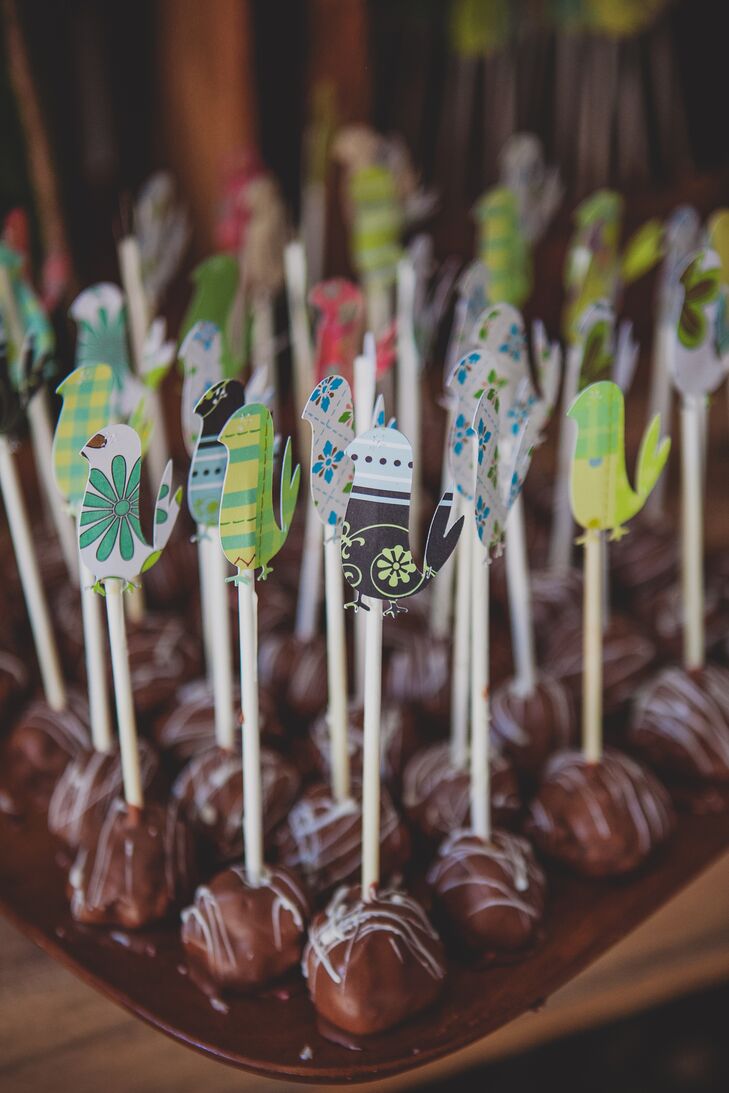 Diy Paper Bird Cake Pop Toppers