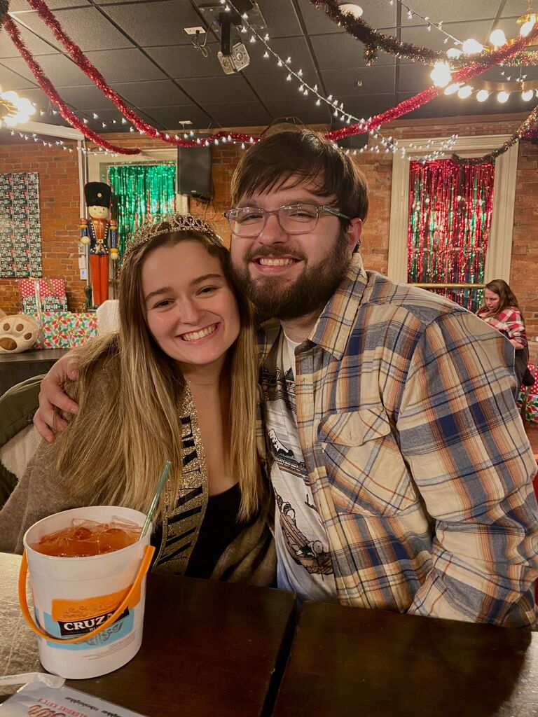 Sarah's 21st birthday at one of our favorite UD places to eat, Klondike Kates.