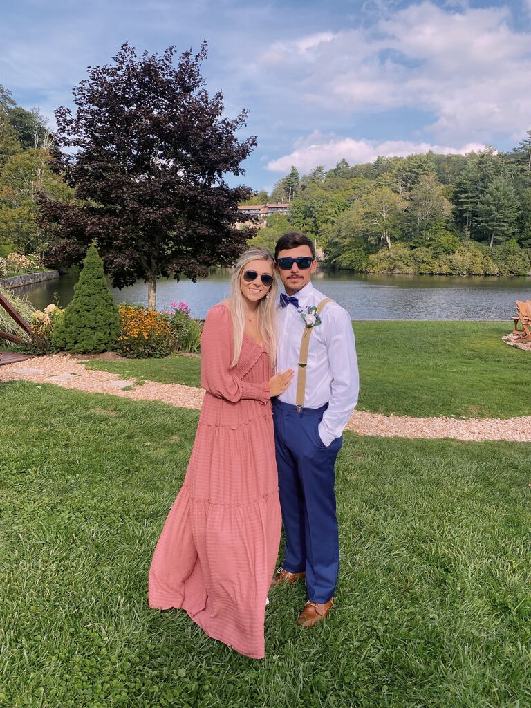 Zack's brother's wedding