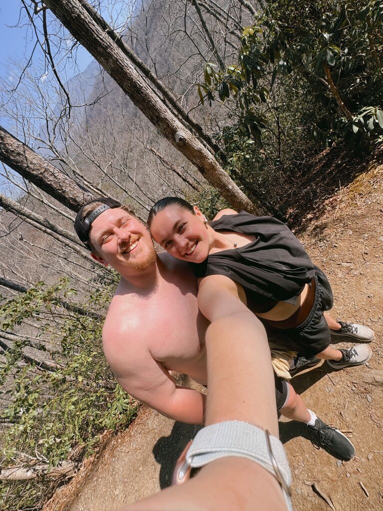 For spring break of their junior year, the pair headed to Gatlinburg, Tennessee—trekking the scenic trails of the Great Smoky Mountains by day and discovering the charm of downtown Gatlinburg by night.