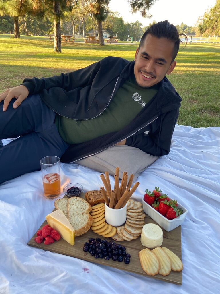 We spent a lot of time in nature, picnicking and hiking during COVID. 