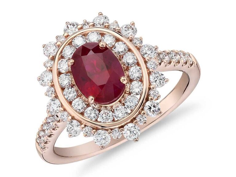 33 Ruby Engagement Rings That Are Chic AF