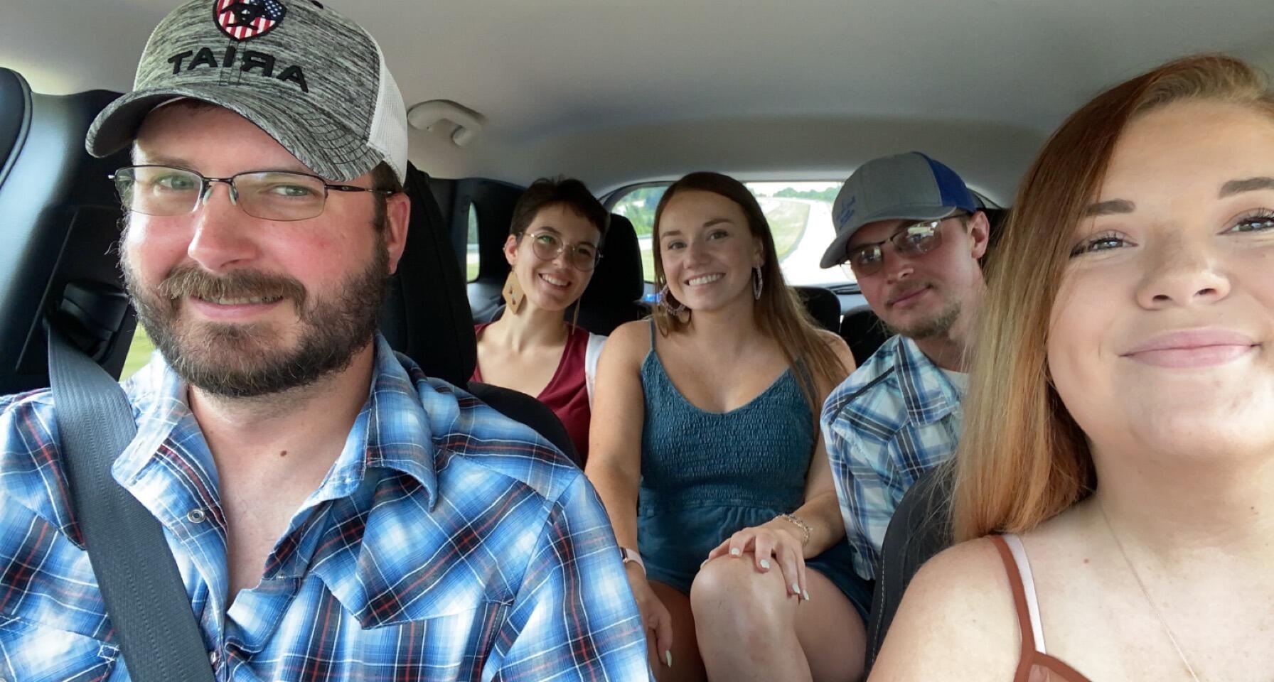 Gordon surprised me with a trip to Hermann with friends for my birthday