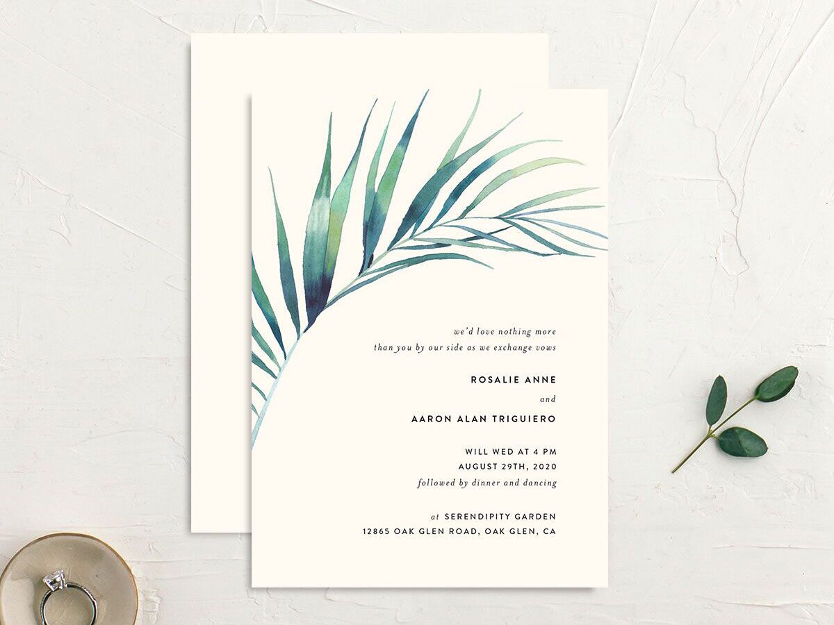 Unique wedding invitation wording example