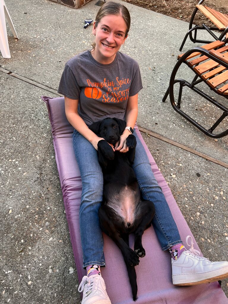 Kaylor welcoming our newest family member, Dreis.
Vallejo, CA.