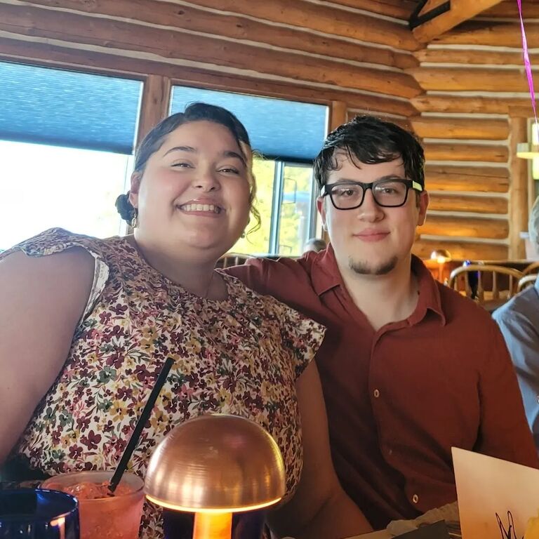 Then finally we surprised Mollie's family with our announcement at her 22nd birthday dinner.