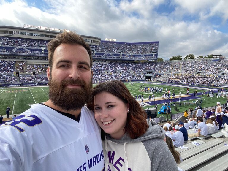 First Game at JMU Together