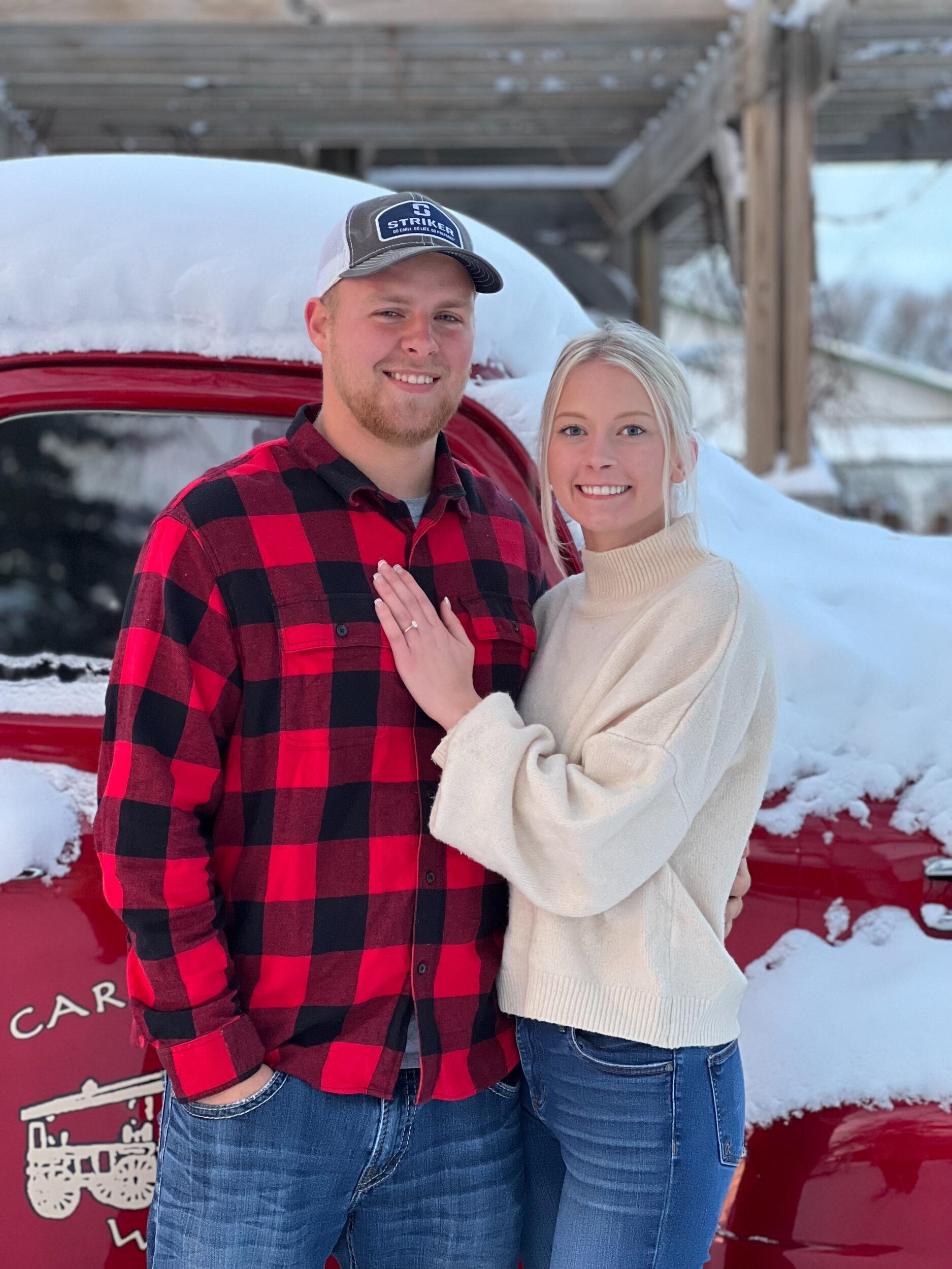 The day we got engaged at Carlos Creek Winery <3