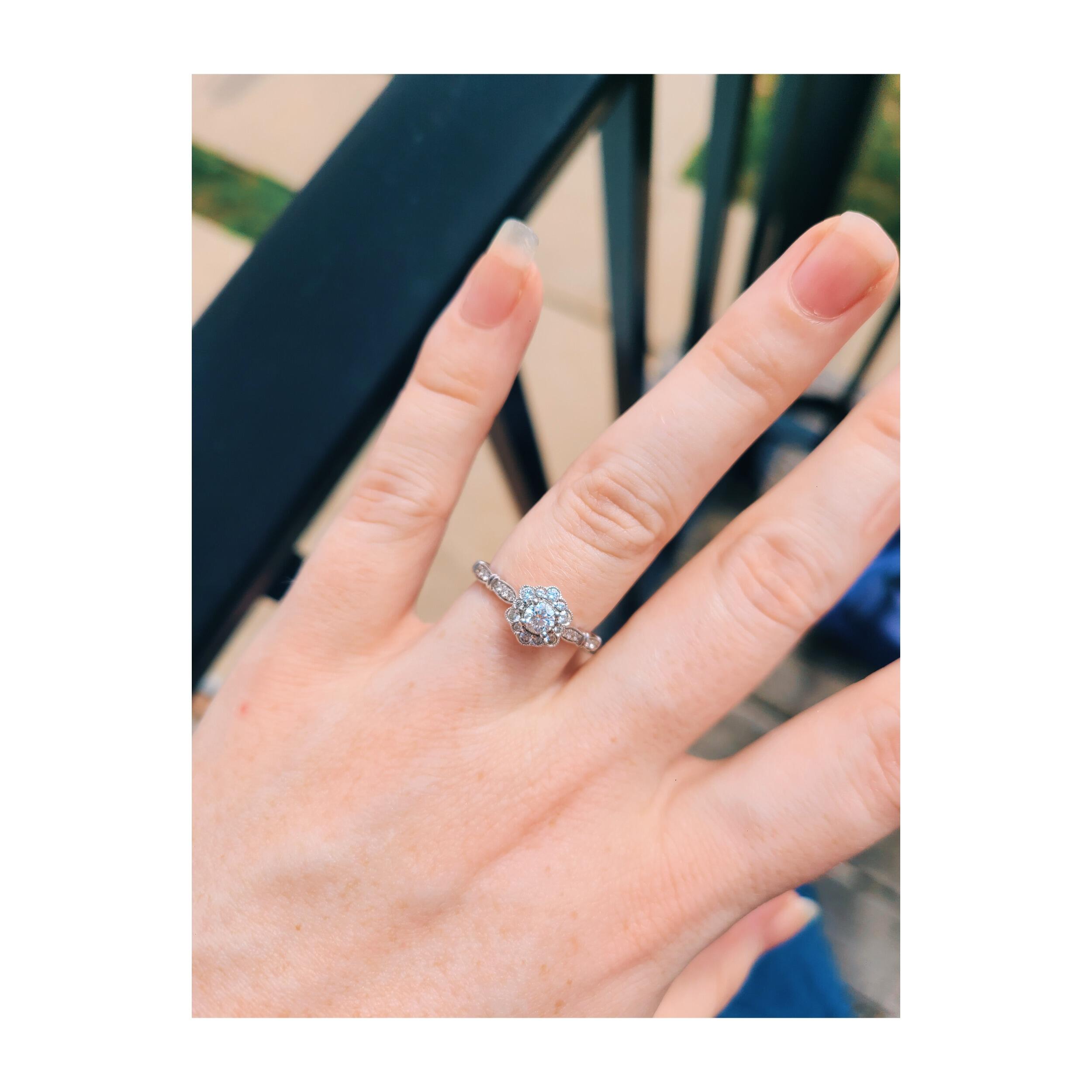 4 perfectly imperfect years later he asked me to marry him. And I said "Hell yes!" 
