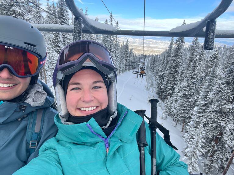 Our first CO ski day! We collectively logged 43 days of skiing and over 500k vertical feet for the 22/23 ski season.