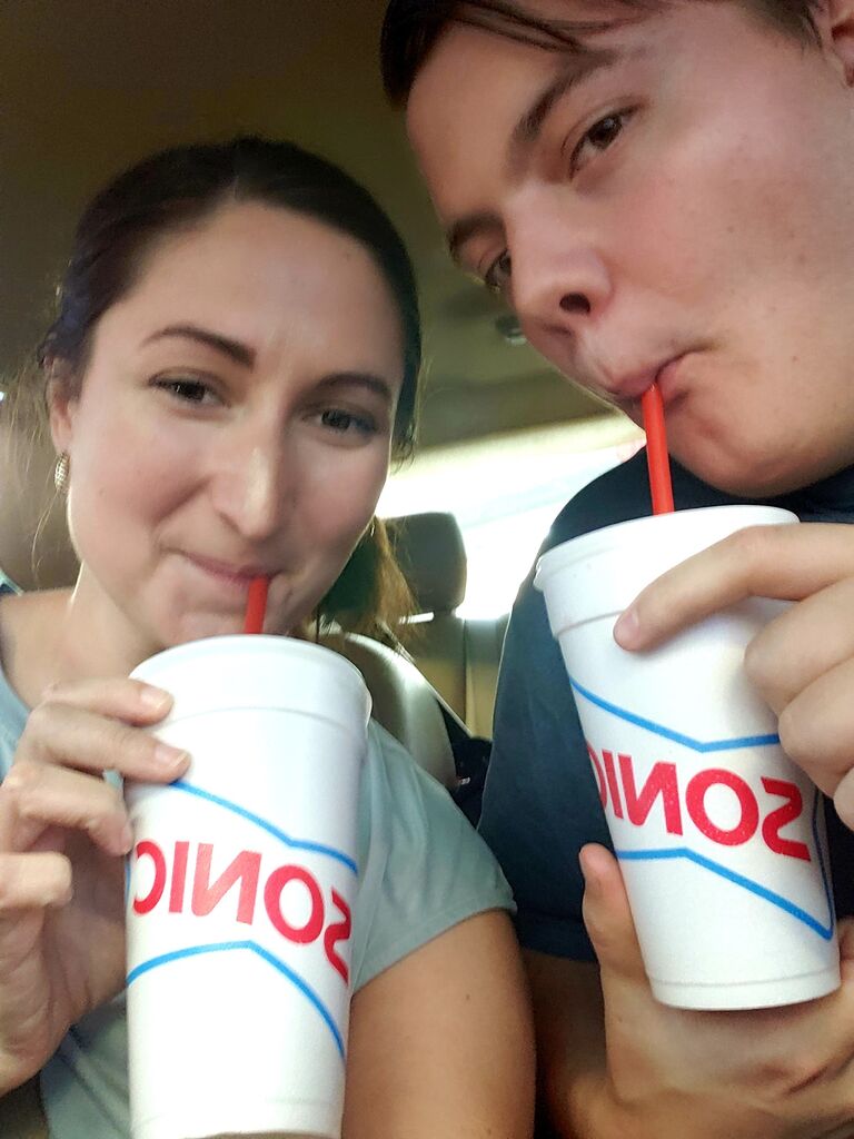 We love going to Sonic and getting Coke Zero!