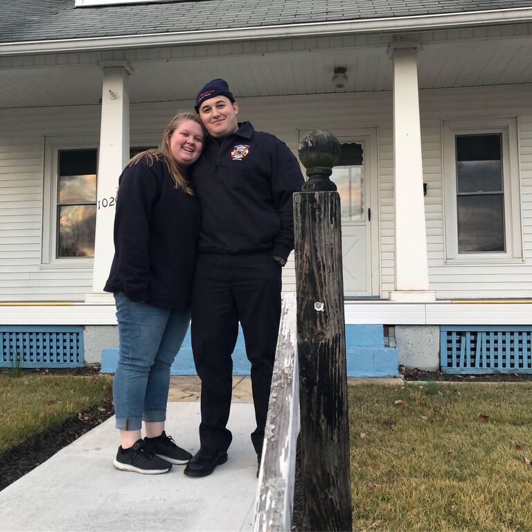 The day we bought our house!