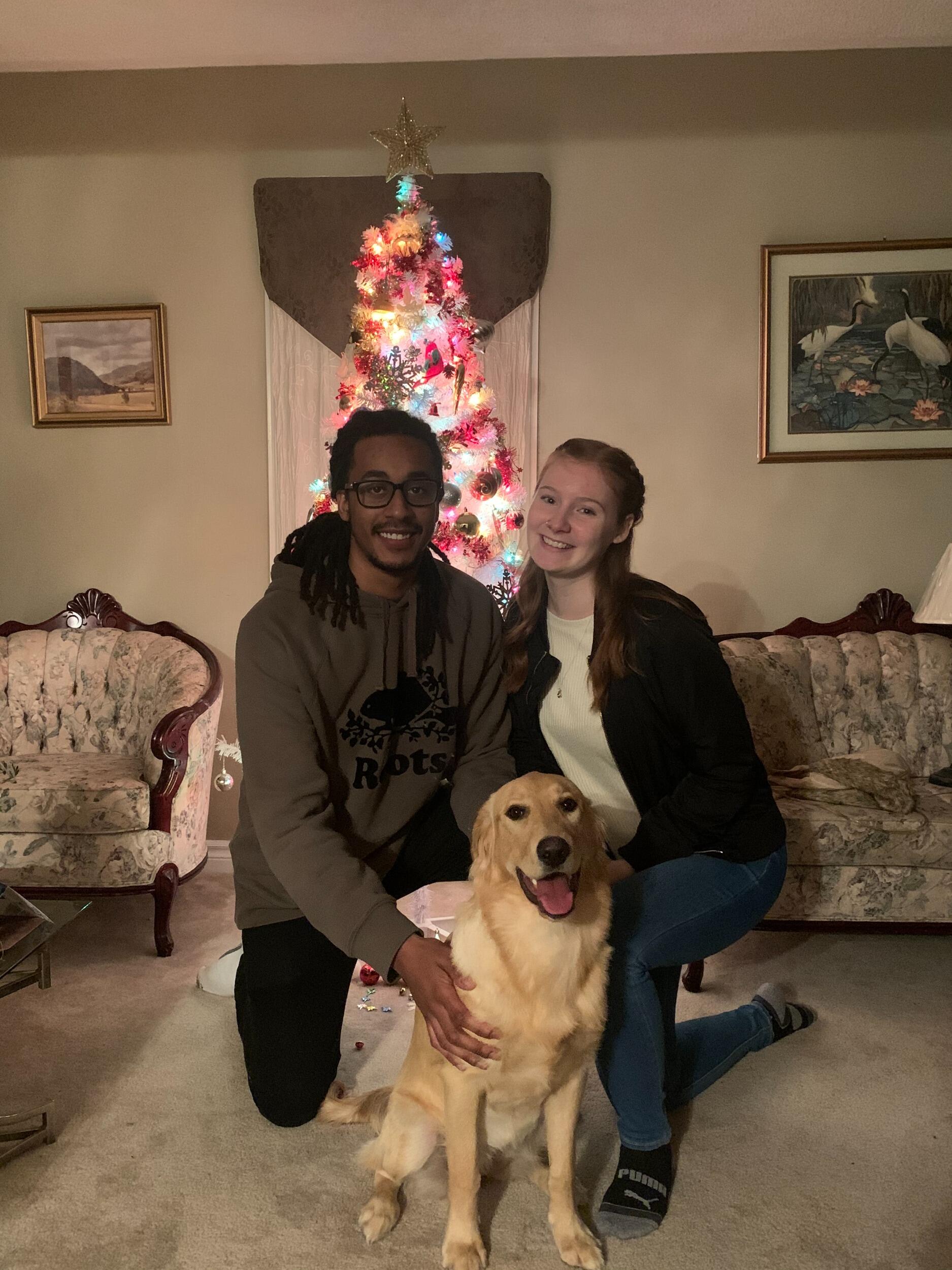 First Christmas with Akita 