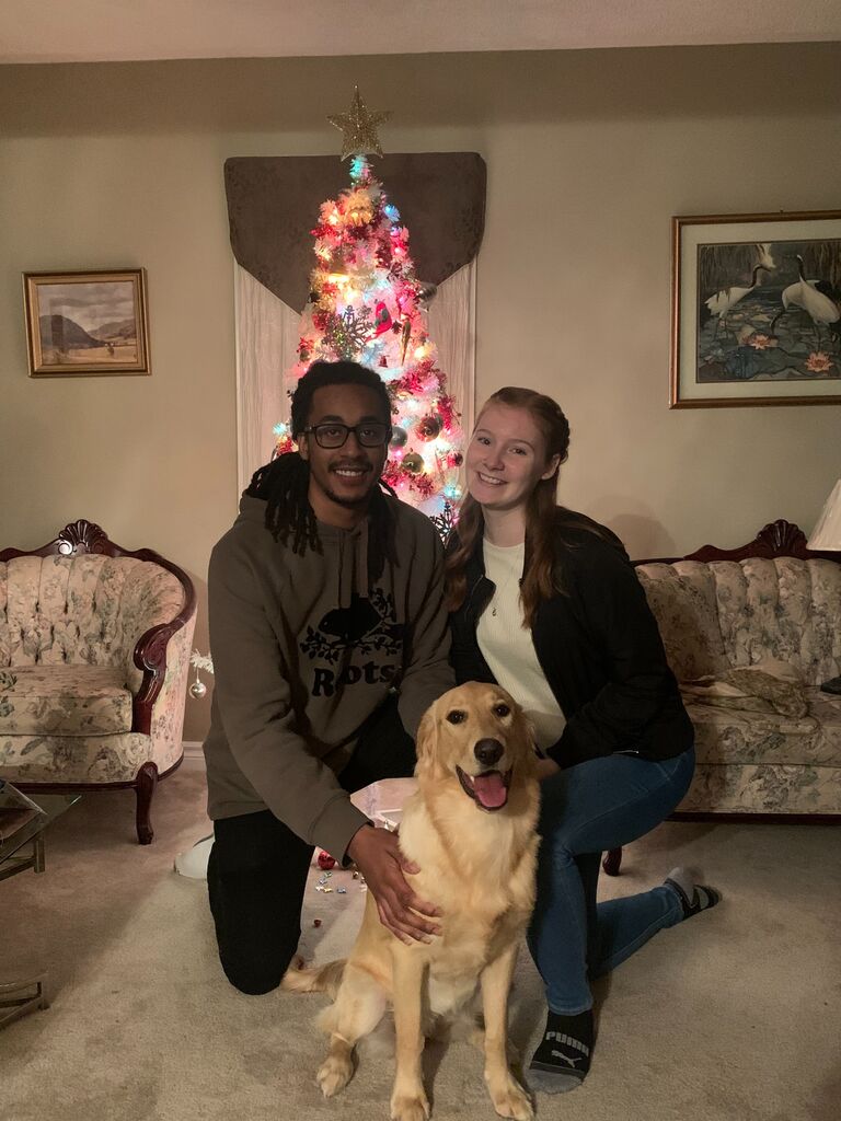 First Christmas with Akita
