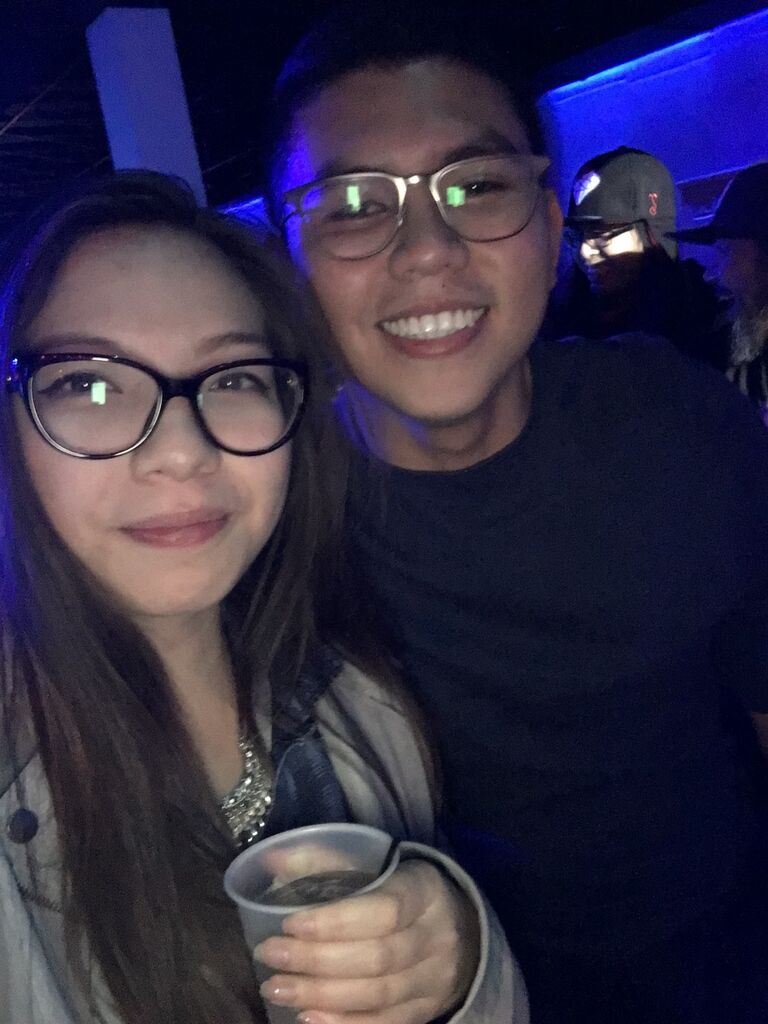 Our first date at a Up Dharma Down Concert in DC