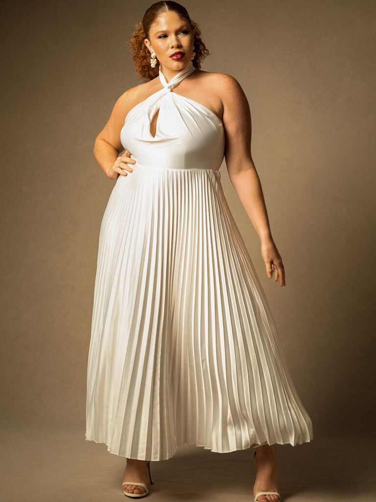 Plus size engagement dresses best sale