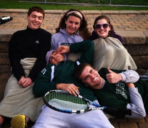 Brady and Noelle in High school before they started dating 9 years later.