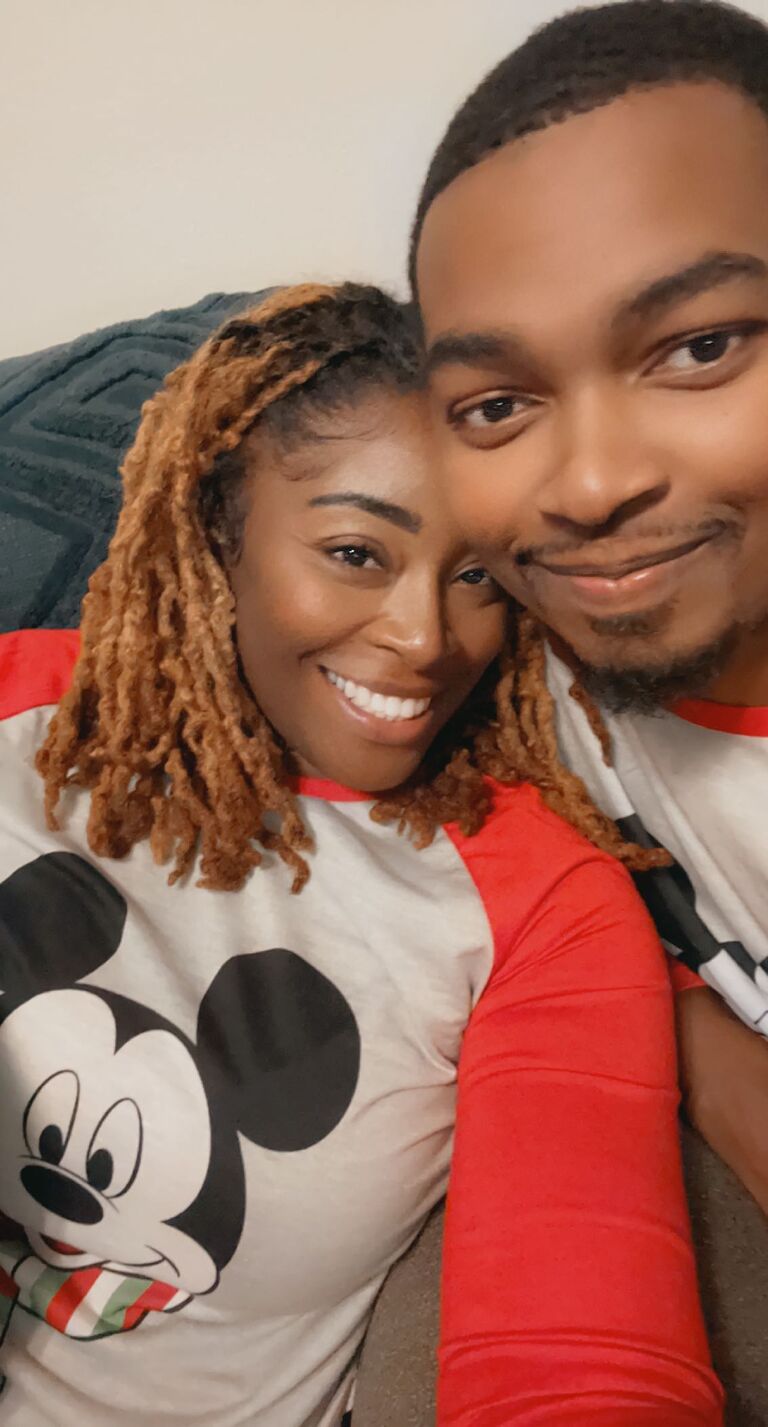 Our first Christmas together.