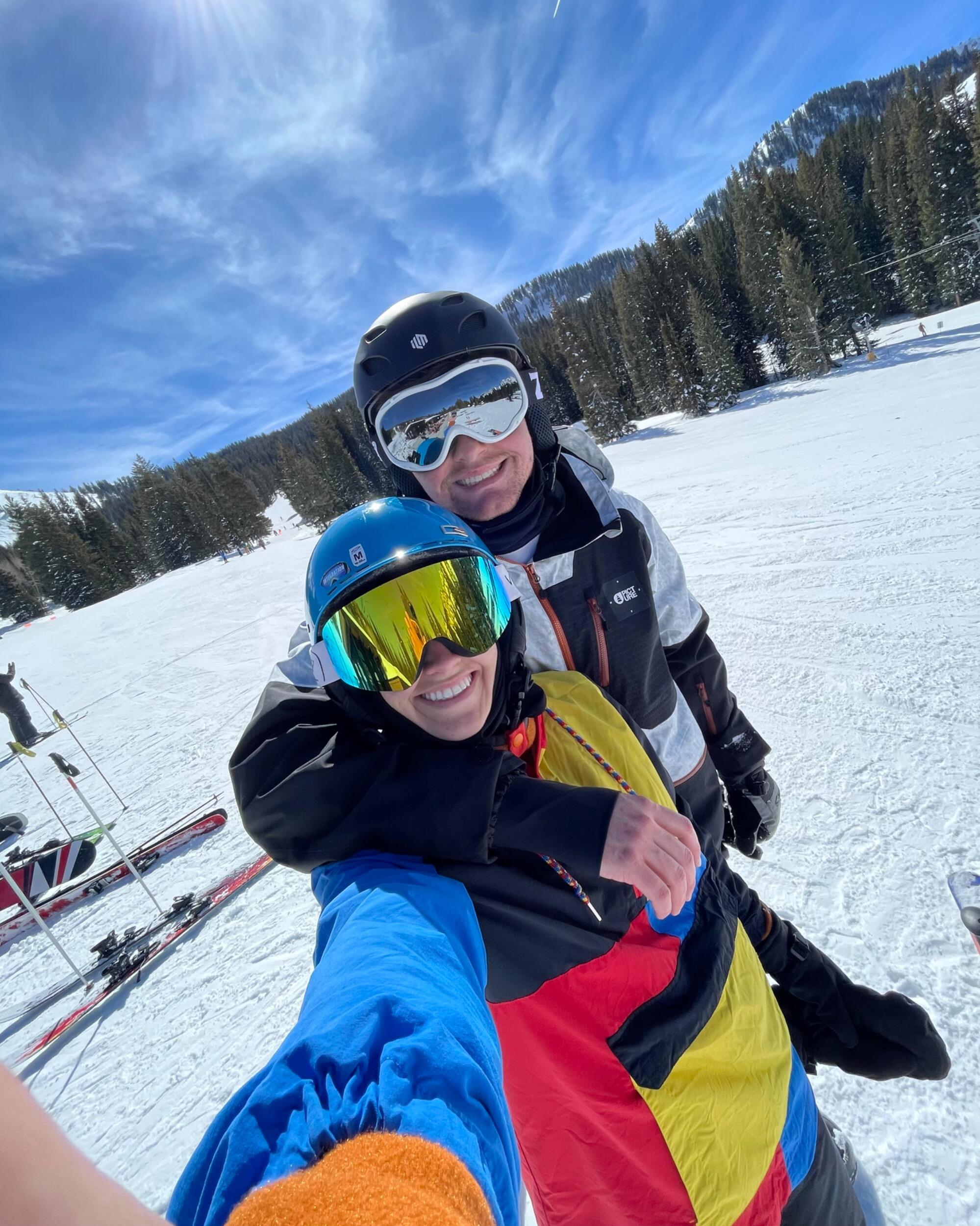think he loves snow boarding yet?