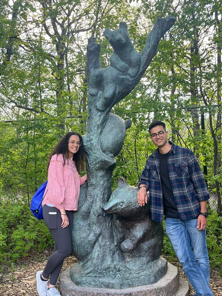 Months passed of our couple getting to know each other virtually, and it was finally time for Mina to visit Winnipeg—purely because it’s a popular tourist destination attracting millions of visitors, of course. There were clearly no other motives.