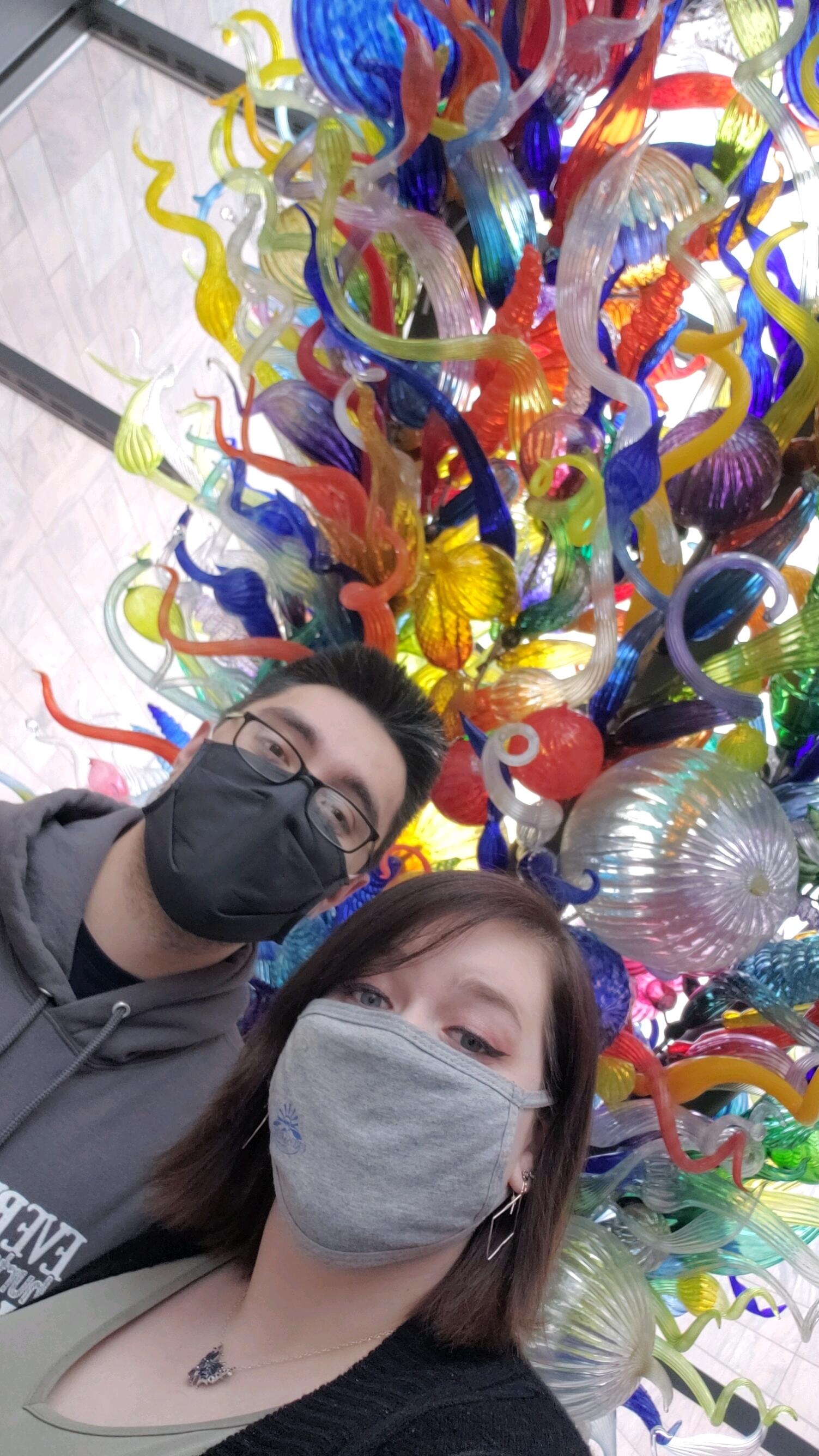 This was our first anniversary ❤  We went to Omaha for the weekend and went to an art museum, candy store, monster themed restaurant, and some other cool places.
