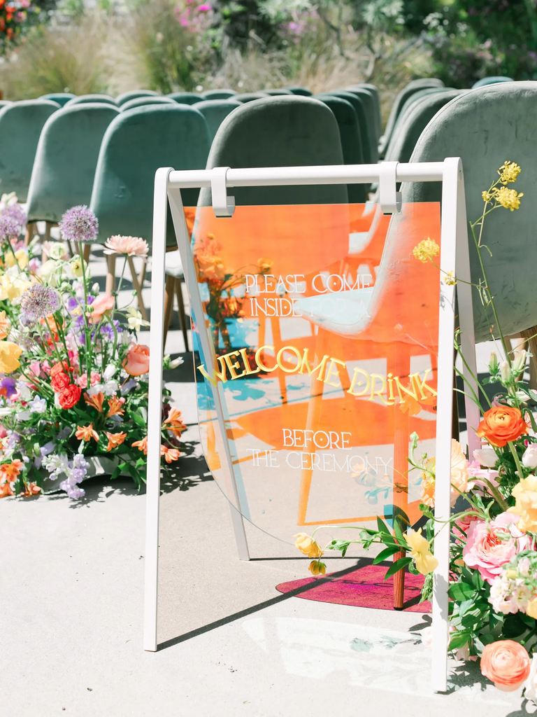 Tiffany Blue and Orange Wedding Colors