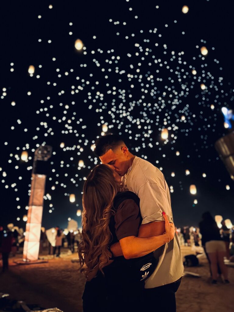 When she said Yes.