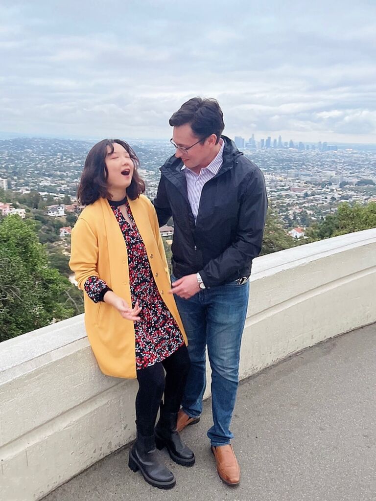 At Griffith Observatory
"Would you marry me?"
"Yes!!!"