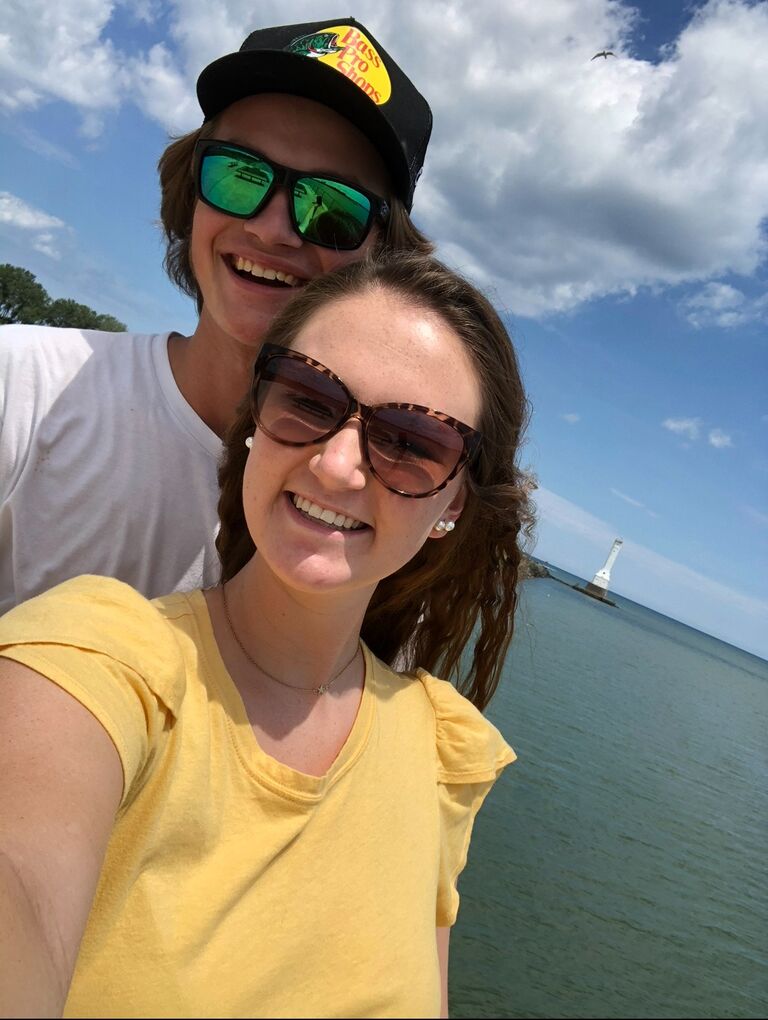 Our 1st trip to Jonathan's home town Huron, Ohio to visit family!