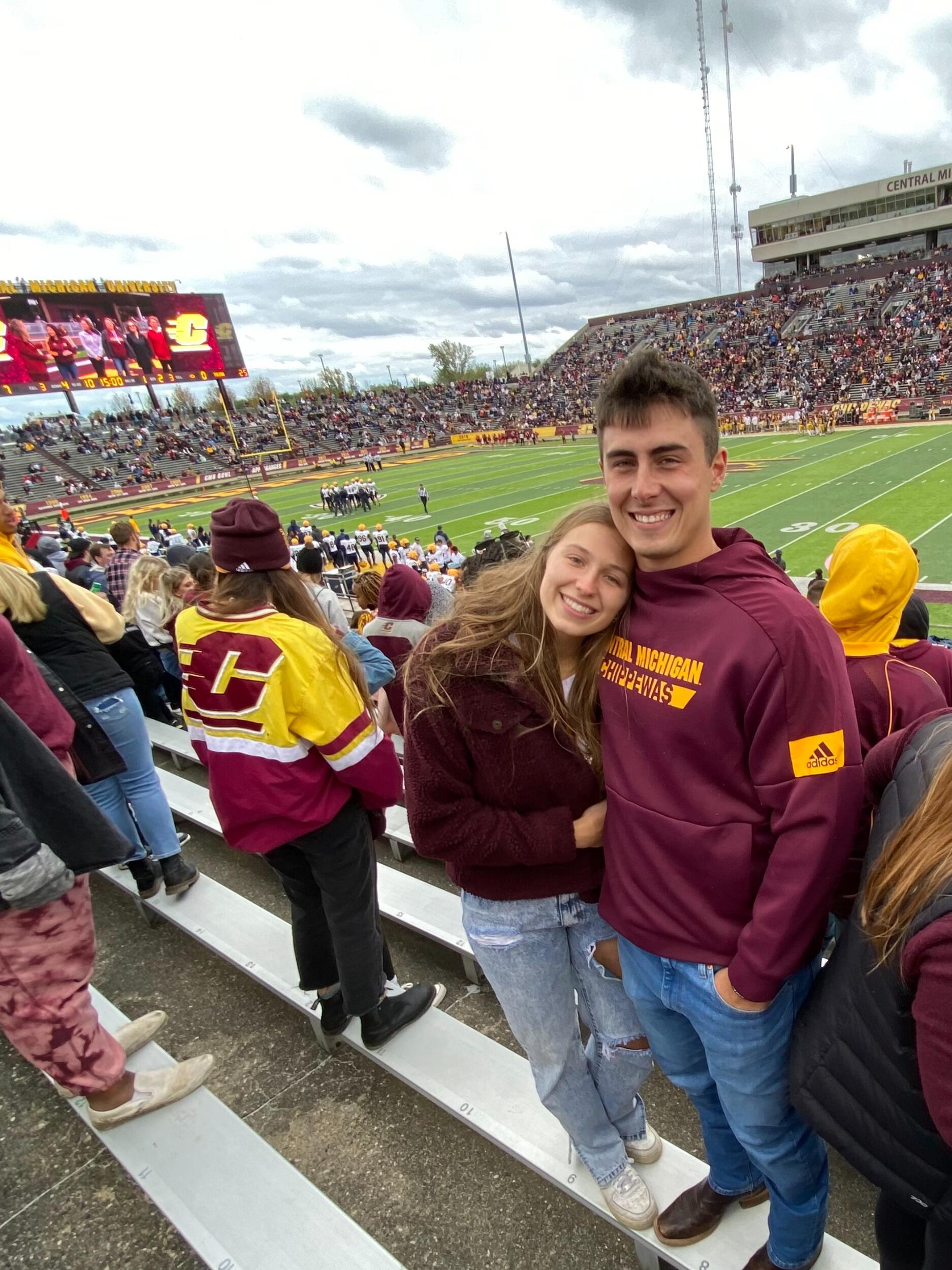 One of Austin's many visits back to Central to visit Anna