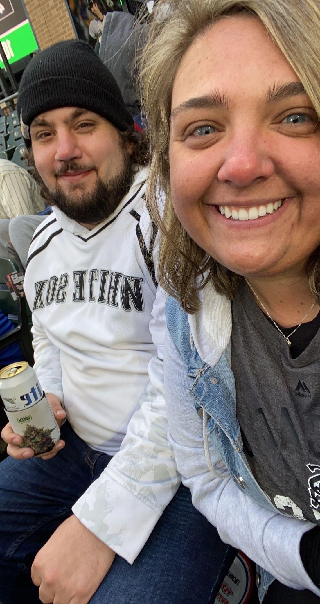 White Sox game with Kevin's friends! 