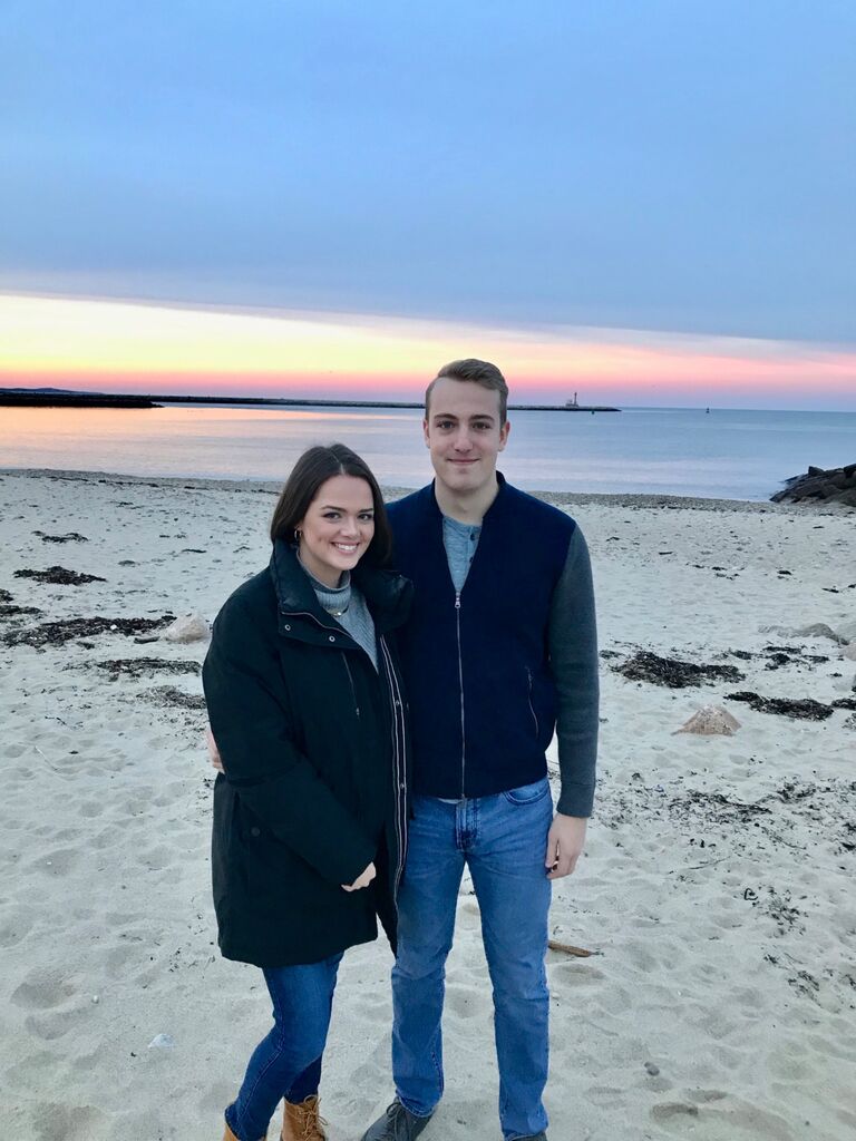 First photo together, on the Cape.