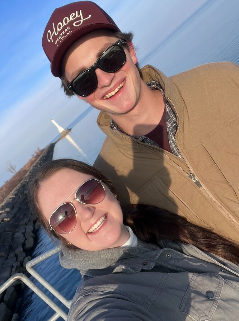 Another trip to Huron, the same place just a few years apart!