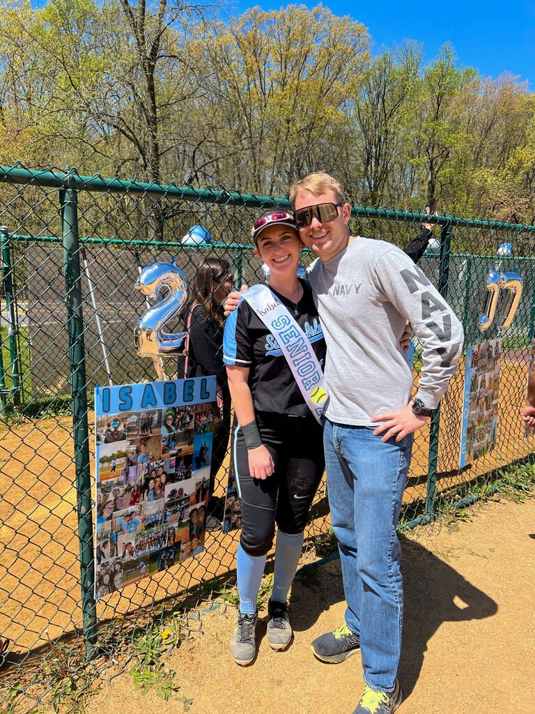 Isabel's softball senior day at the College of Staten Island.