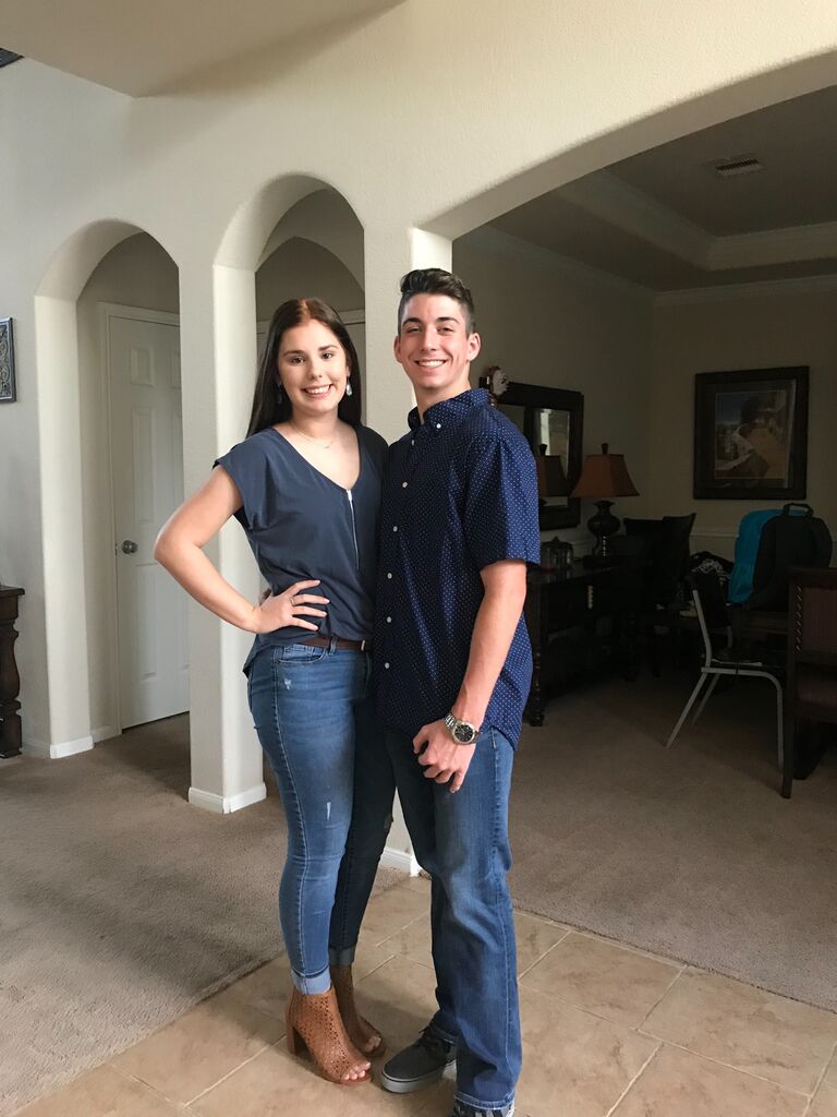 Valentine's Day together in our junior year of high school!