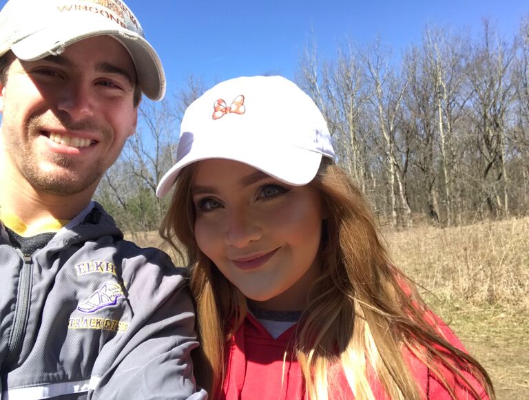During COVID, we loved to be outdoors and were always hiking.