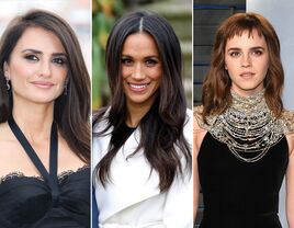 Penelope Cruz, Meghan Markle and Emma Watson