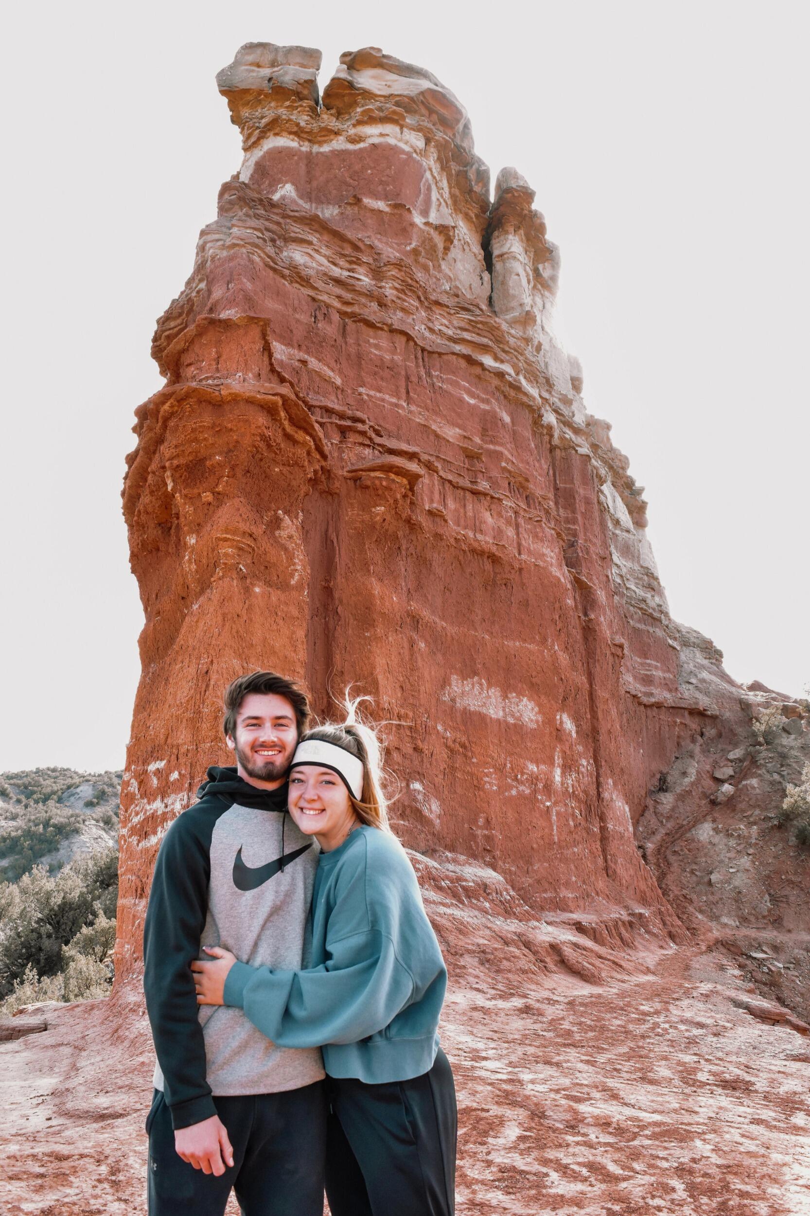 Hiking to celebrate their 3 year anniversary