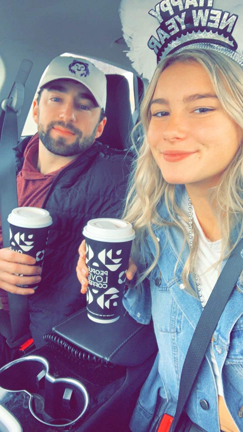 Our first road trip together to Omaha. We celebrate New Years with some of Chad's friends.