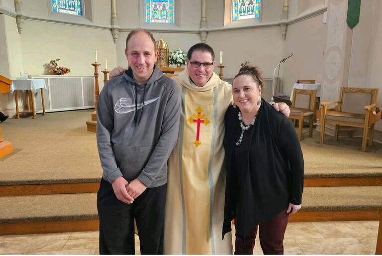 At Holy Family Church in Arnold!