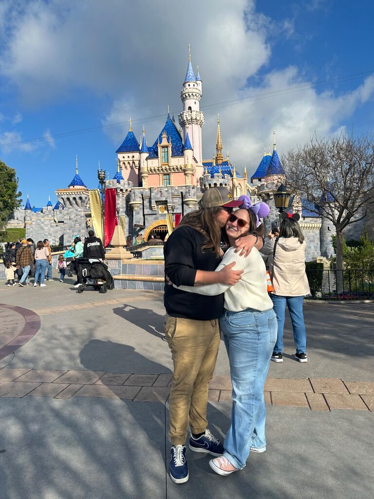 Our first trip to Disneyland together 