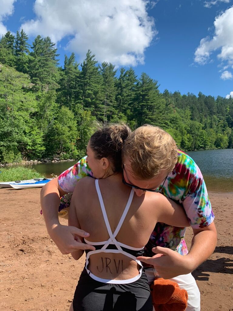 The day Megan proved her love to Jack by swimming 2.5 miles across a lake in the Swim Teal Lake Benefit for Diabetes